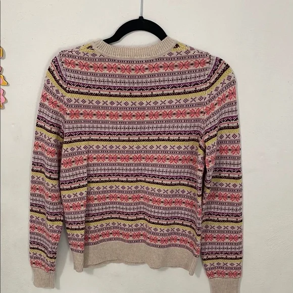 Boden Women's Lilac and Cream Patterned Sweater - Picture 5 of 9